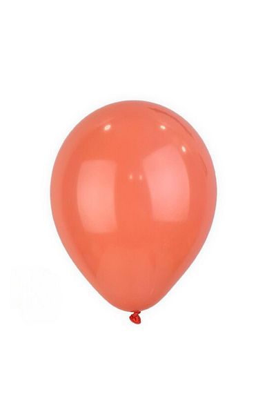 Organizasyon Pazarı 5 Inch Coral Colored 10 Pieces Small Size Decoration Balloon