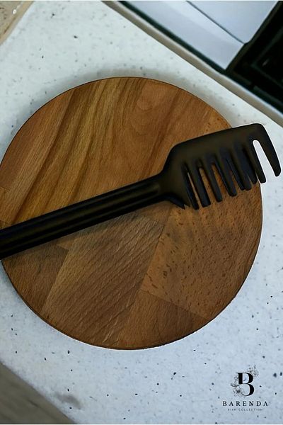 BARENDA Teflon Pasta Tongs - Fireproof and Non-Stick, Practical Kitchen Serving, Tweezers and Hard Lock Dowry