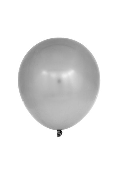 Organizasyon Pazarı 5 Inch Pastel Gray Color Small Size 10-Piece Decoration Balloon