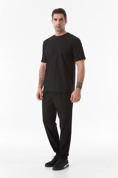 Fulla Moda Corded Elastic Waist Jogger Pants