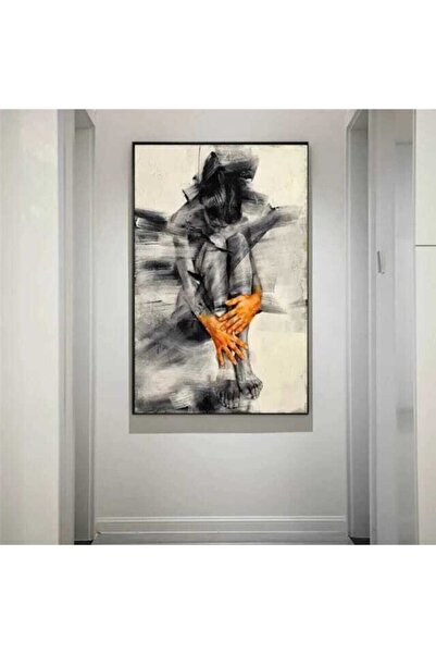 KanvasSepeti Decorativ Tree Lady Pictură în creion de culoare ulei Texturată ...