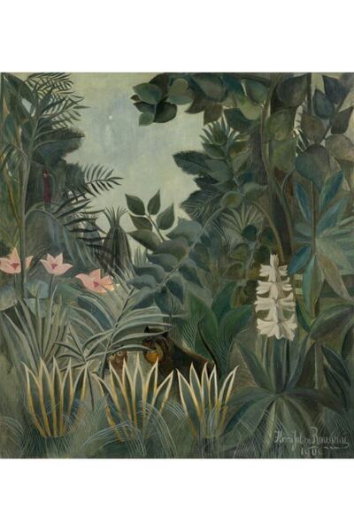Limitless Design Tablou decorativ Henri Rousseau - Jungla ecuatorială, imprim...