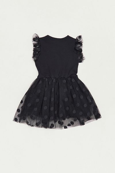 Fulla Moda Κοριτσίστικο φόρεμα από εμπριμέ τούλι
