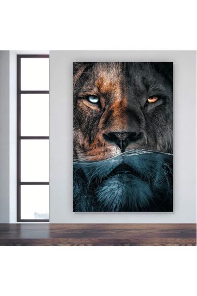 Limitless Design Pictură decorativă de perete din pânză subacvatică Leu