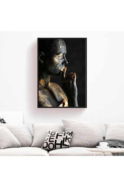 Limitless Design Tablou decorativ pe pânză cu imprimare HD, reprezentând feme...