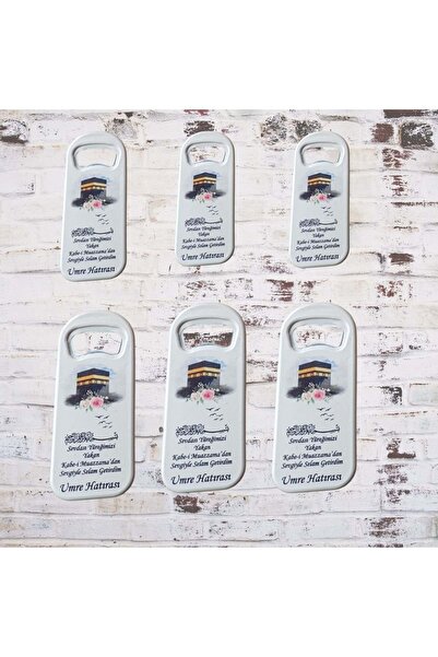 Organizasyon Pazarı Kabe Temalı Magnet Şişe Açacak Mıknatıslı 10 Adet
