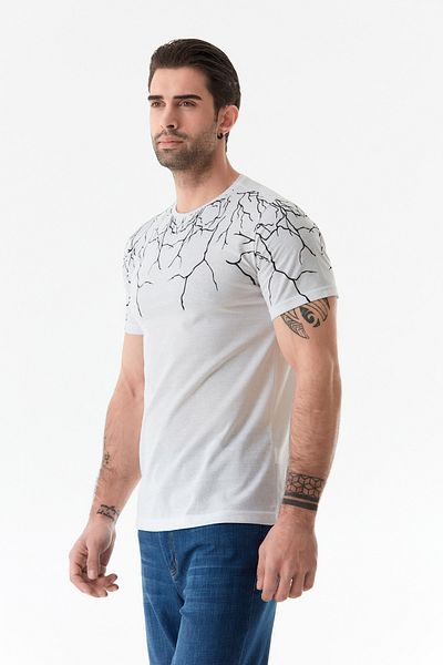 Fulla Moda Printed Crew Neck T-Shirt