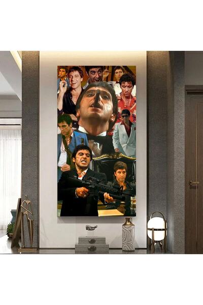 Limitless Design Tony Montana Tablou pe pânză imprimat HD de calitate superio...