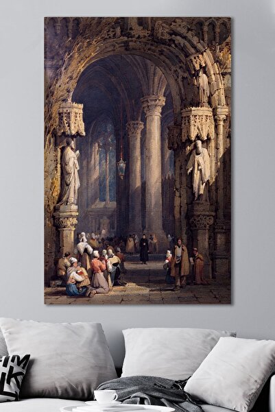 Limitless Design Chapel Hd Print Canvas Painting