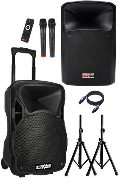 Lastvoice Lastvoice Ls-p1915ee-pak Portatif Taşınabilir Şarjlı Ses Sistemi Ak...