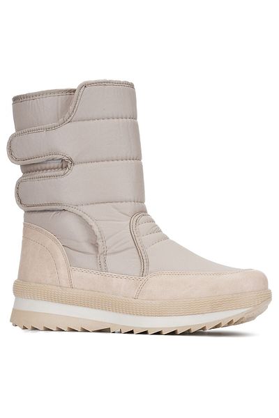 Allyup Ανδρικές και γυναικείες μπότες χιονιού casual - Παιδική γούνα εσωτερικά, αντιολισθητική σόλα Velcro, Unisex 802