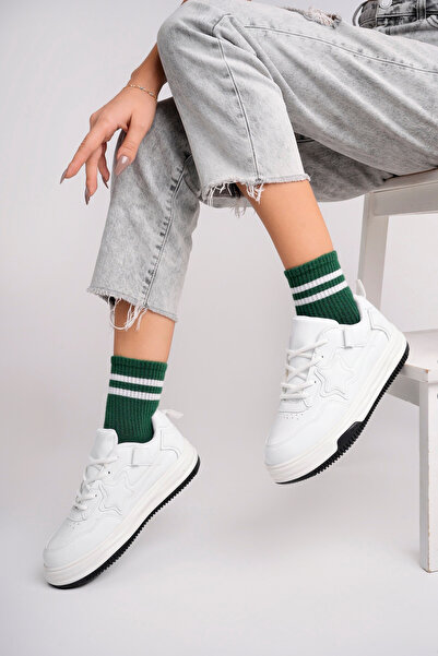 infinite8 Unisex, Kadın,  Erkek Günlük Spor Ayakkabı Sneaker  Yıldızlı