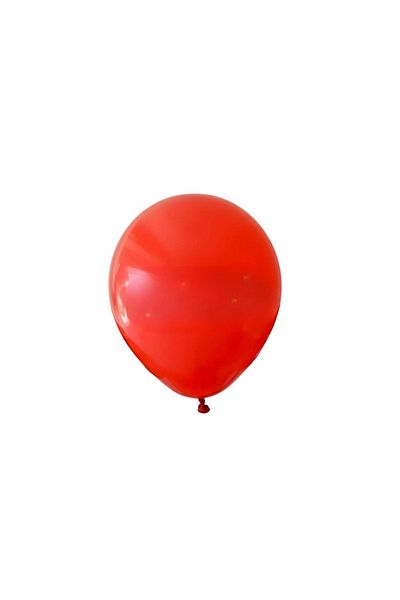 Organizasyon Pazarı 12 inch Red Color 25 Pieces Pastel Decoration Balloon