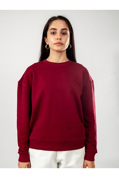 Coredra Basic Women's Relaxed Fit Sweatshirt