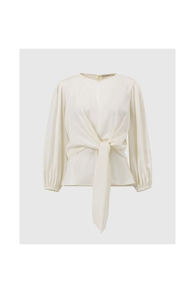 SEÇİL New Select Women's Tie-Up Long-Sleeved Blouse 10002421810023