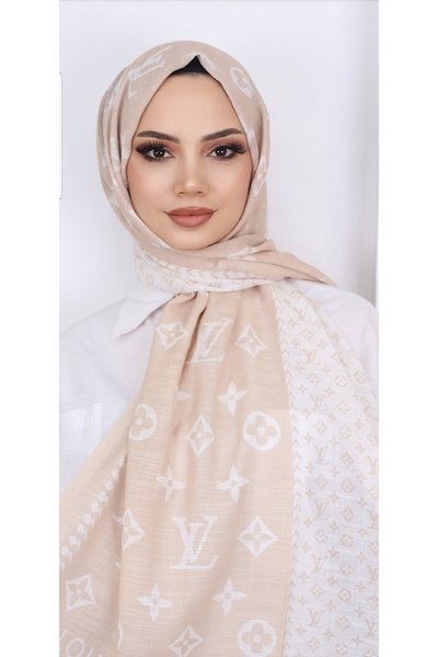 Trablus Flamli desenli şal