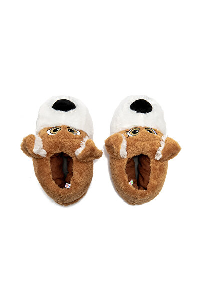 Twigy Lulu Women - Waiter Size Brown Animal Slippers 36/41