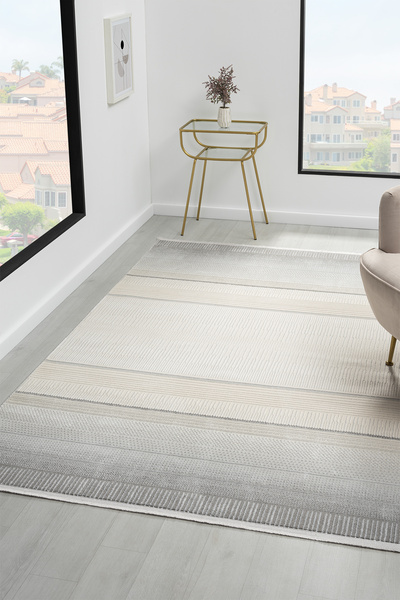 Prestige Halı Toronto Krem Gri Salon Oturma Odasi Çocuk Odasi Yatak Odasi Halisi TRN552
