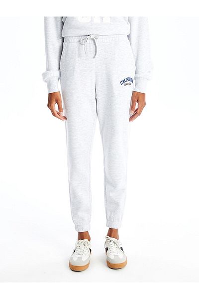 LC Waikiki Pantaloni de sport Jogger pentru femei cu imprimeu cu talie elastică XSIDE