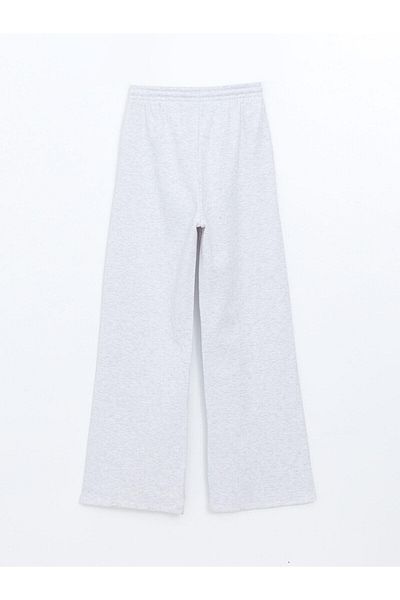 LC Waikiki Pantaloni de trening pentru femei XSIDE gri Melange cu talie elastică