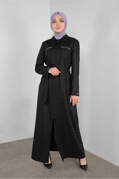 Alvina Pardeşü με τσέπες και στάμπα πέτρας 10300