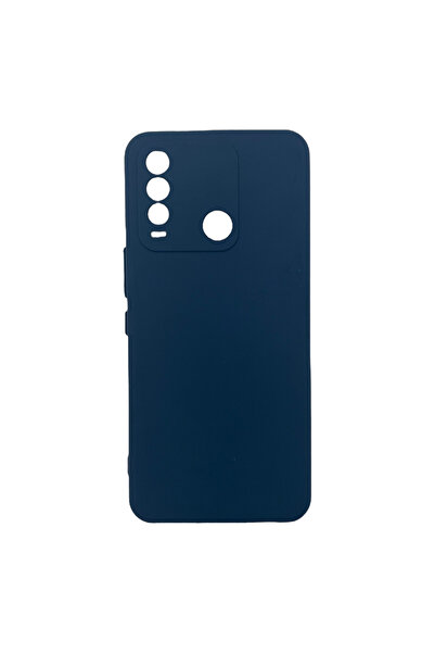 Nettech Tecno Spark 8t Uyumlu Trend Seri Slikon Arka Koruma Kılıf - Lacivert