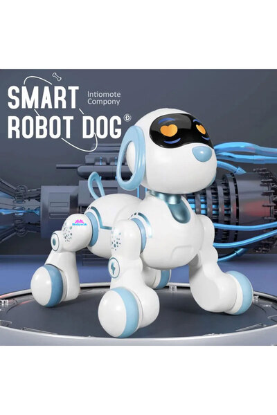 hediyecik Rc Uzaktan Kumandalı Akıllı Robot Dog Köpek Sensörlü Şarjlı Full Fonksiyon