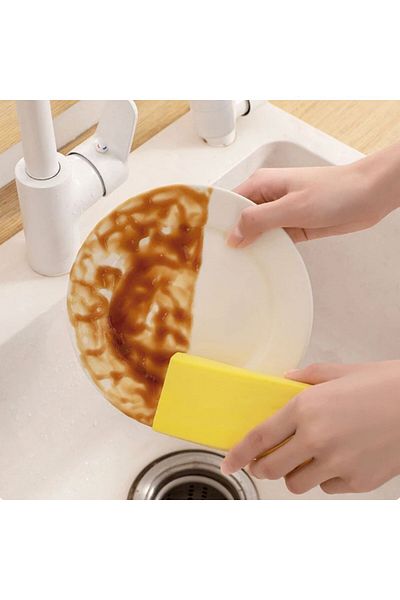 Buffer Damp Duster Sponge Cleaning Sponge for Bathroom, Kitchen and Car