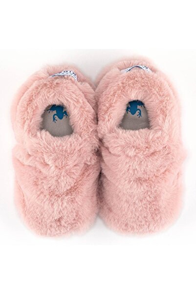 HOPFRÖG Kız Bebek Kürklü Patik Pembe