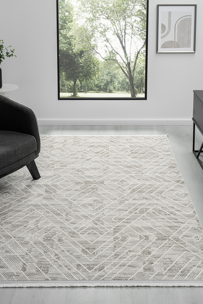 Prestige Halı Santana Bej Salon Oturma Odasi Çocuk Odasi Yatak Odasi Halisi S...