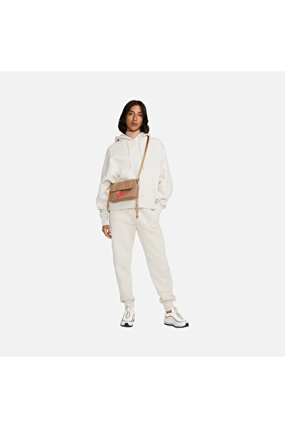 Nike Phoenix fleece high rise womens sweatpants kadın yüksek belli polarlı bej eşofman altı dq5688