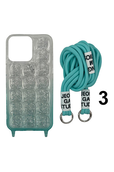 Nettech İphone 14 Pro Max Uyumlu Nt-n025 Ipli Arka Koruma Kılıf - Karışık Renk