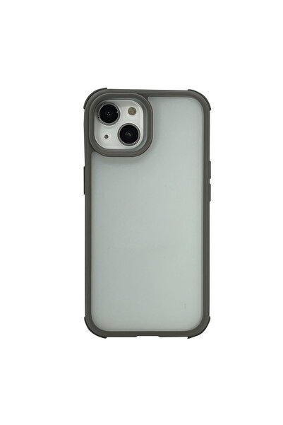Nettech Apple iPhone 15 Compatible Sunday Series Back Protection Case - Gray