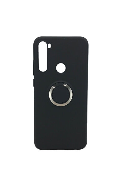 Nettech Xiaomi Redmi Note 8t Uyumlu Nano Ring Arka Koruma Kılıf - Siyah