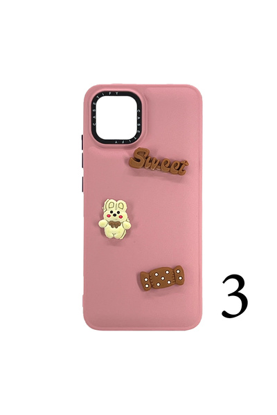 Nettech Samsung galaxy a03 compatible mascot series back protection case - mixed color