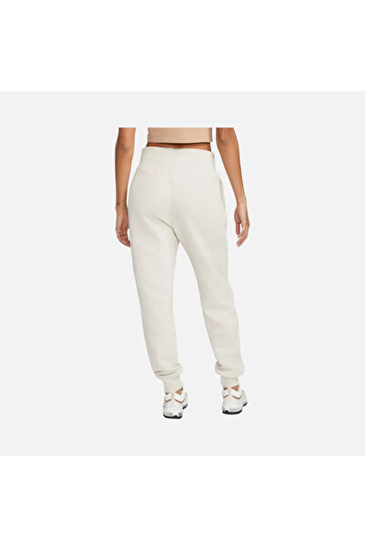 Nike Phoenix fleece high rise womens sweatpants kadın yüksek belli polarlı bej eşofman altı dq5688