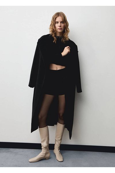 MANGO Woman Jewelled Collar Cardigan