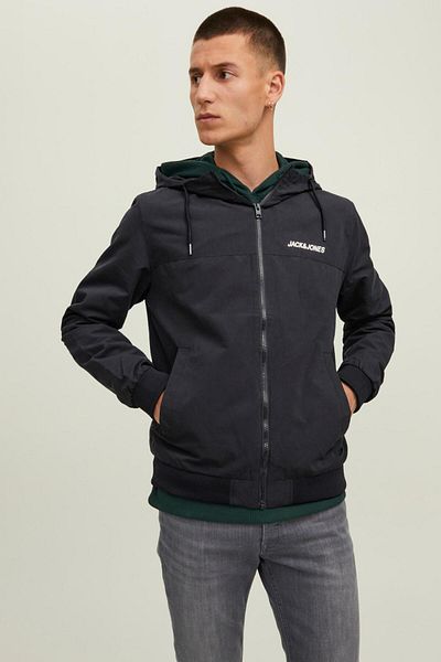Jack & Jones 12200208-fw Ανδρικό παλτό Jjerush Hood Bomber Noos
