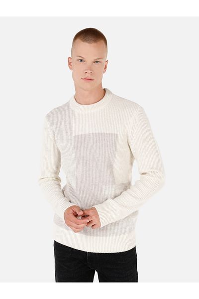 Colin's Ecru Men's Sweater
