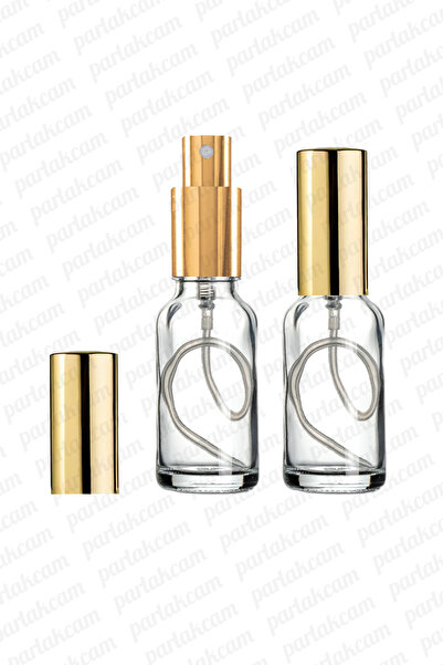 parlakcam 20ml Altın Renkli Full Metal Lüx Sprey Şişe, Parfüm Kolonya vb İçin...