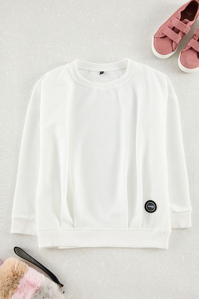 TRENDYOLKIDS Ecru Girl's Knitwear Sweater Tkdaw25Kz00000