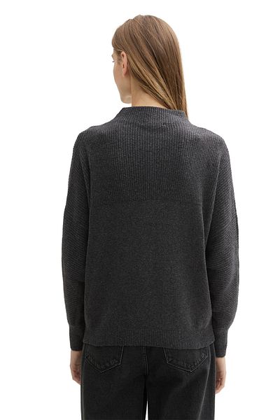 Tom Tailor Denim pulover cu liliac împletit