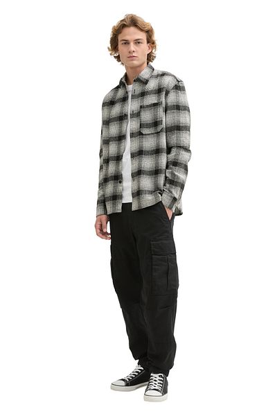 Tom Tailor Denim χαλαρωμένο καρό πουκάμισο
