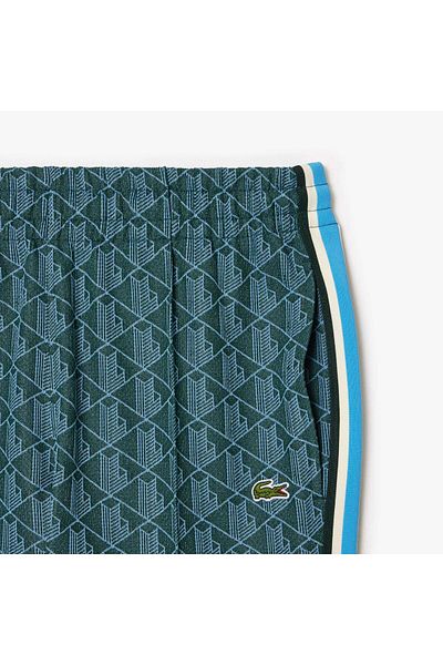 Lacoste Men's Regular Fit Monogram Green Sweatpants