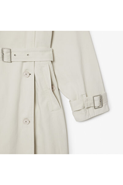 Lacoste Oversized Denim Trench Coat for Women