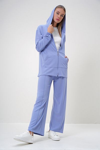 Trend Alaçatı Stili Women's Baby Blue Under-Upper Set Alc-X12908