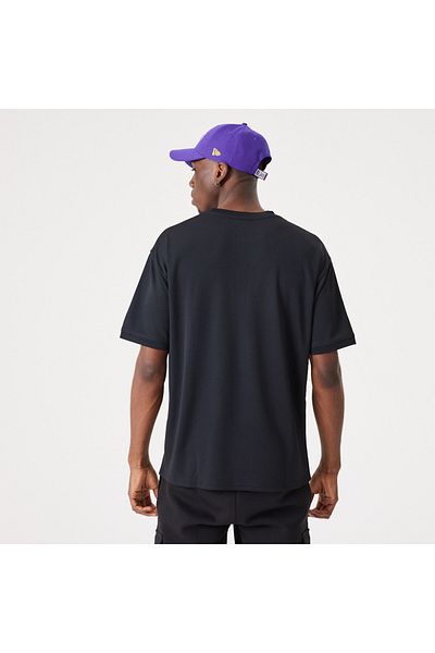 NEW ERA تي شيرت Loslak Black SCRIPT OS Mesh