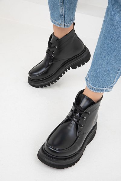 SOHO 19875 Model Black Opening Women's Boots and Booties