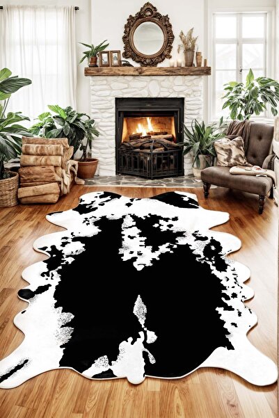 West Home Dijital Baskı Yıkanabilir Kaymaz Taban Post Halı Salon Halısı Mutfa...