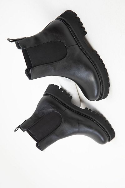 SOHO Genuine Leather Women's Black Boots - 19893